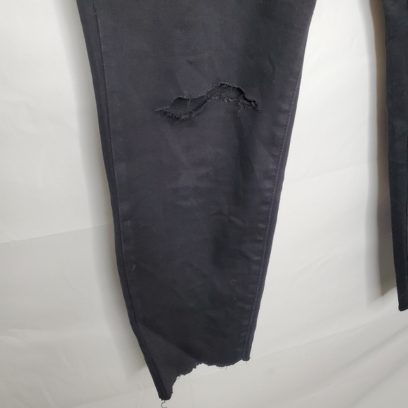 NWT Lane Bryant Signature Fit Hi-Rise Jeans Size 24 Raw Hem Stretch Distressed - Picture 4 of 13